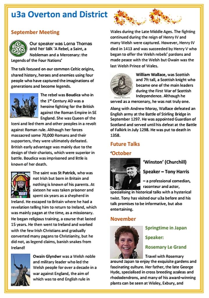 Autumn 2022 Newsletter, Page 2