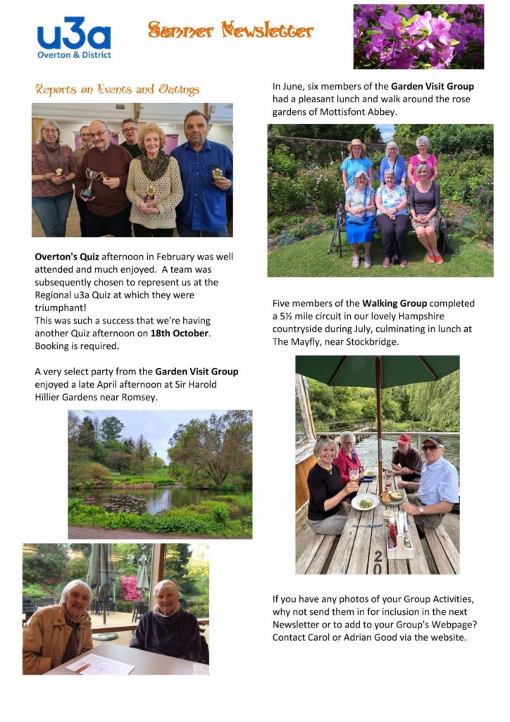 Summer 2024 Newsletter Page 2